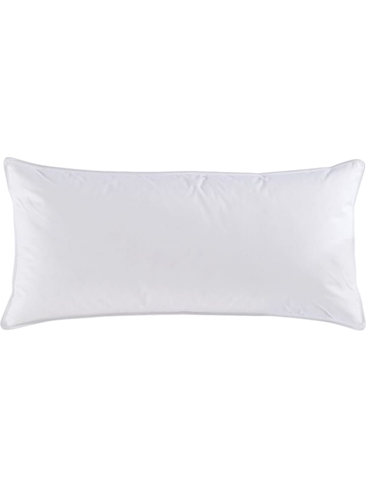 Häussling Bettwaren Trójkomorowa poduszka "Hjemme Hygge - extra soft" w kolorze białym rozmiar: 40x80 cm