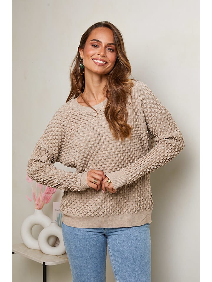 Soft Cashmere Sweter w kolorze beżowym rozmiar: 38/40