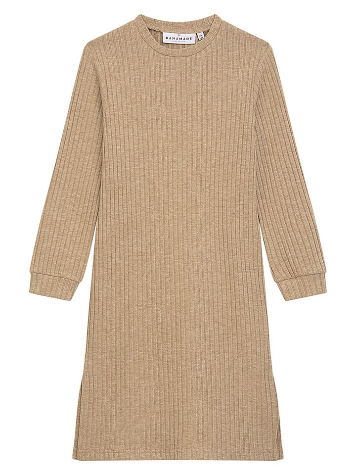 Danamade Sukienka "Elin" w kolorze beżowym rozmiar: 116
