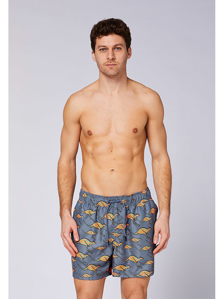 Chiemsee Szorty kąpielowe w kolorze szarym rozmiar: L