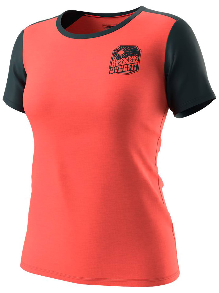 DYNAFIT Koszulka funkcyjna "TRANSALPER LIGHT" w kolorze pomarańczowo-czarnym rozmiar: M