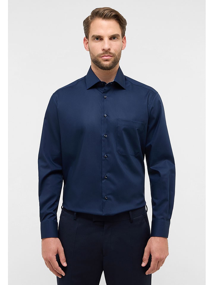 Eterna Koszula - Comfort fit - w kolorze granatowym rozmiar: 46