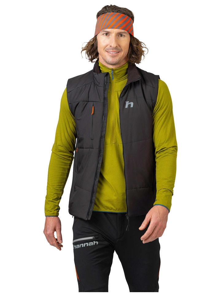 Hannah Kamizelka funkcyjna "Deyn" w kolorze antracytowym rozmiar: L