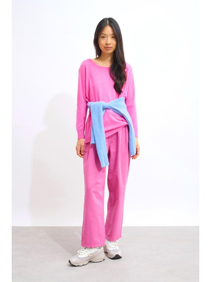 AUTHENTIC CASHMERE Kaszmirowy sweter "Goléon" w kolorze różowym rozmiar: XXL