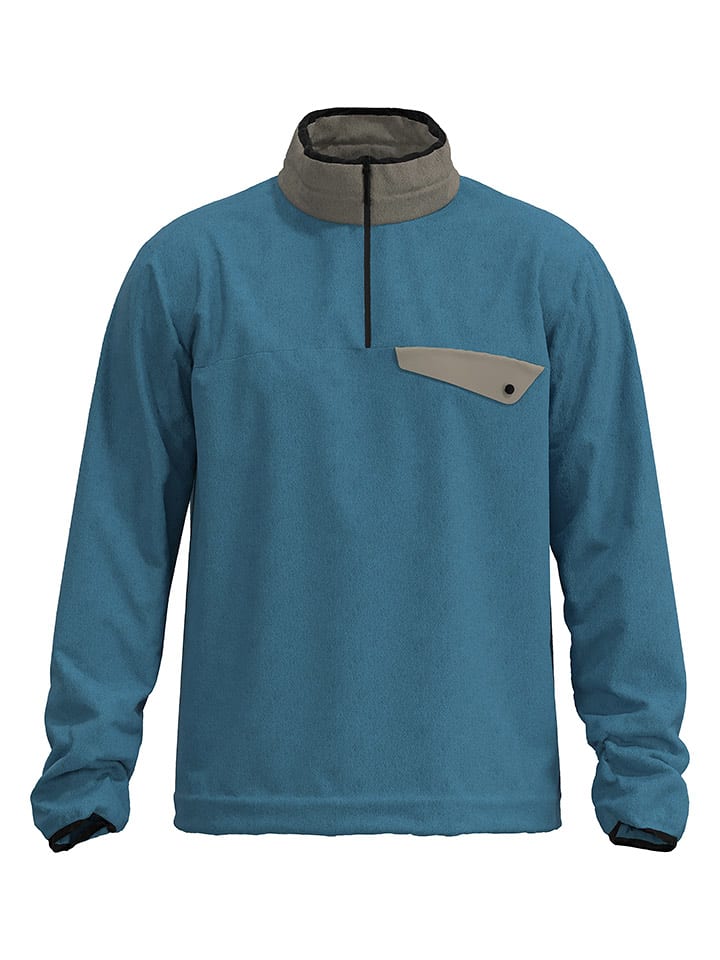 DOLOMITE Bluza polarowa "Latemar" w kolorze niebieskim rozmiar: XL