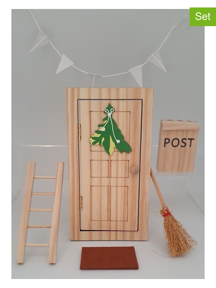 Tanner Zestaw akcesoriów świątecznych "Natur" w kolorze beżowym rozmiar: onesize