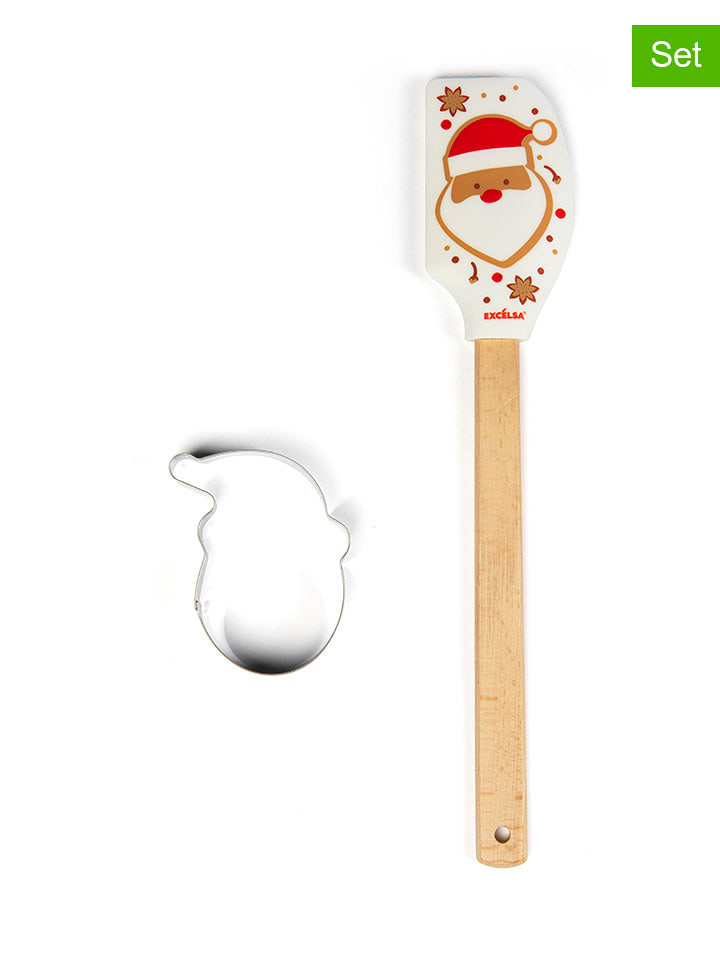 Trendy Kitchen by EXCÉLSA 2-częściowy zestaw "Wonderful Ginger" w kolorze biało-czerwonym rozmiar: onesize