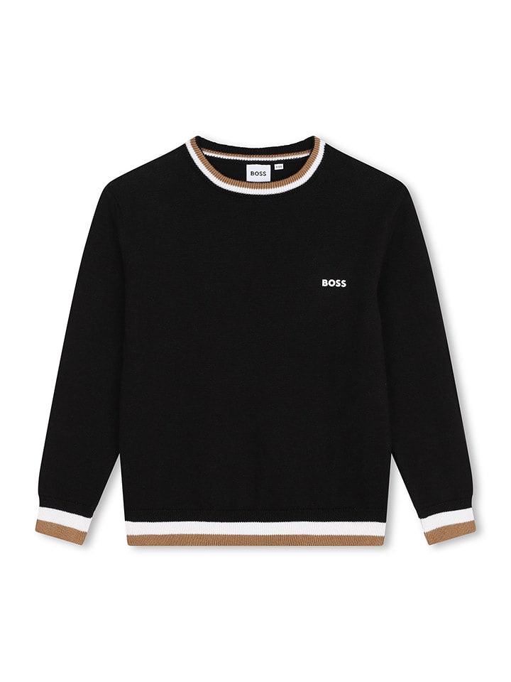 Hugo Boss Kids Sweter w kolorze czarnym rozmiar: 128