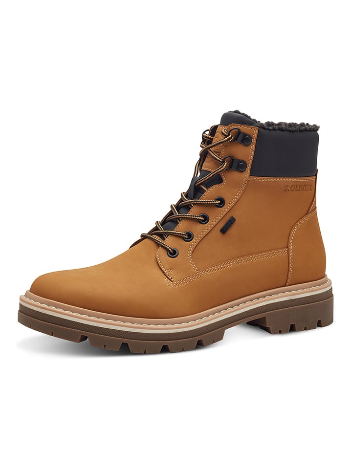 s.Oliver Botki w kolorze jasnobrązowym rozmiar: 41