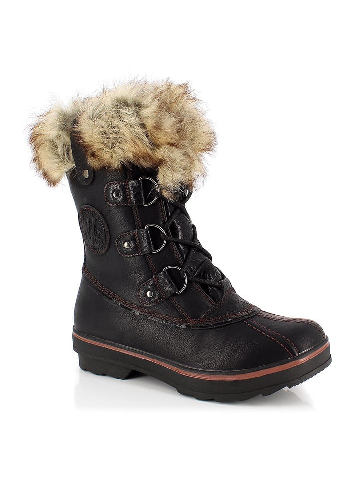 Kimberfeel Kozaki zimowe "Emmy" w kolorze czarnym rozmiar: 38