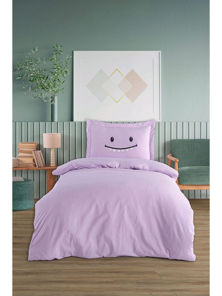 Mijolnir Komplet pościeli "Lububu" w kolorze fioletowym rozmiar: 140x200 cm