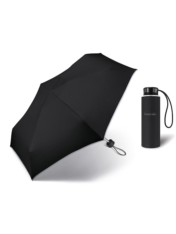 happy rain Parasol w kolorze czarnym - Ø 90 cm rozmiar: onesize