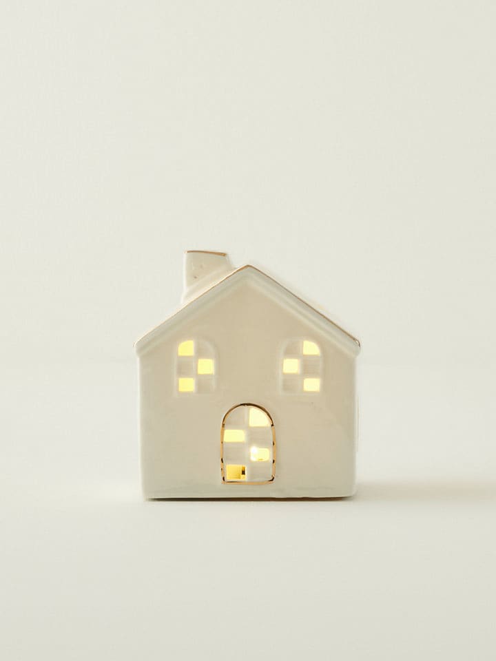 BELLA MAISON Dekoracja LED w kolorze kremowym - 11 x 12 x 10 cm rozmiar: onesize