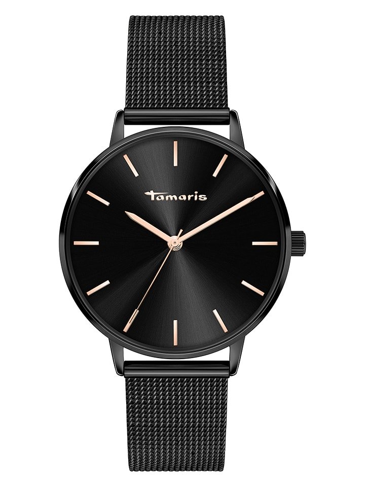 Tamaris Zegarek kwarcowy w kolorze czarnym rozmiar: onesize