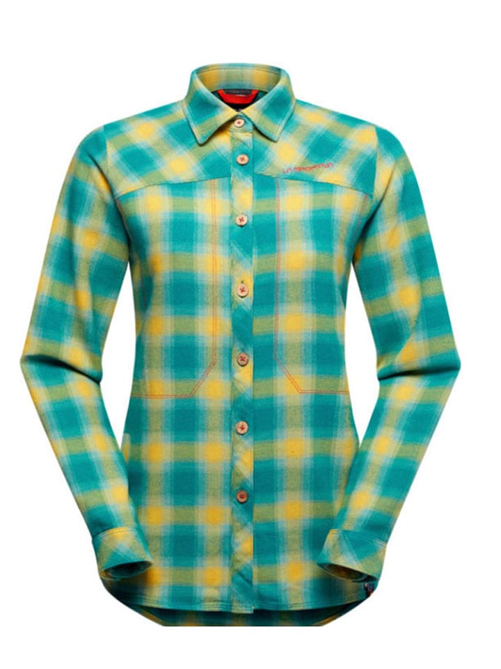 LA SPORTIVA Koszula funkcyjna "Rambler" w kolorze zielono-żółtym rozmiar: M