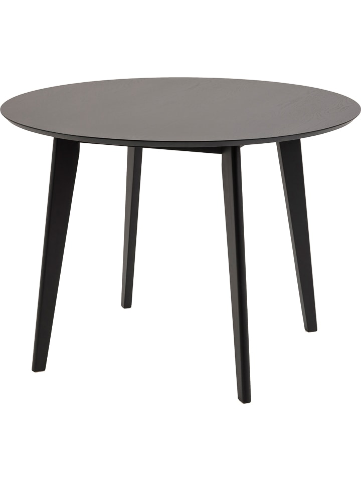 Actona Stół "Roxby" w kolorze czarnym do jadalni - wys. 76 x Ø 105 cm rozmiar: onesize