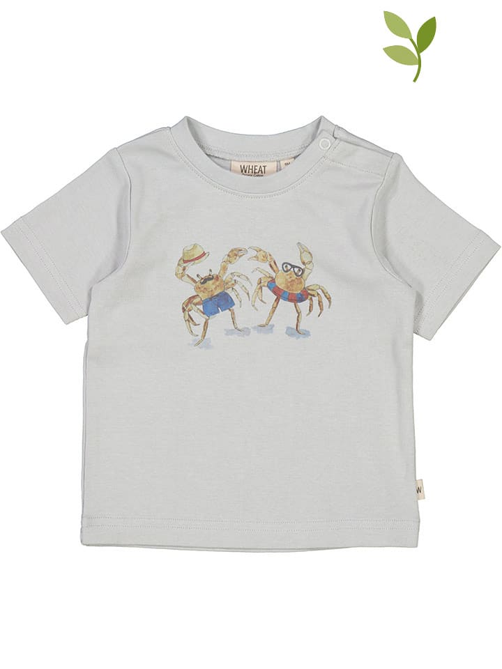 Wheat Koszulka "Beach Crabs" w kolorze szarym rozmiar: 62