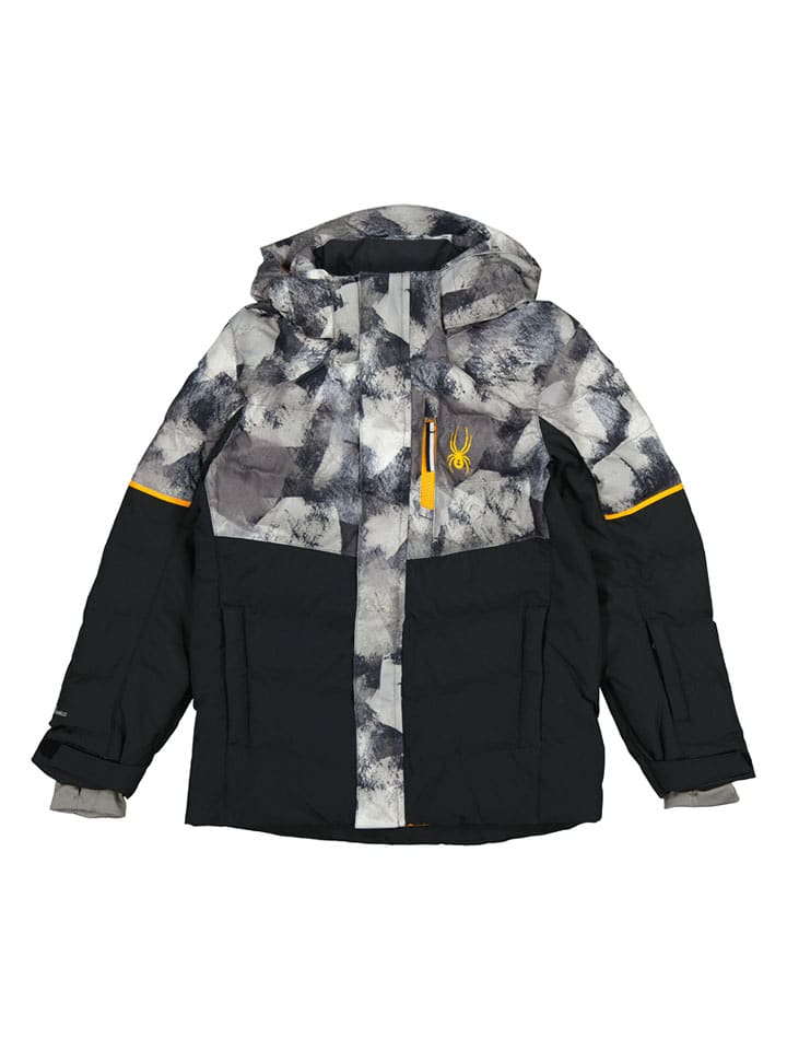 SPYDER Kurtka narciarska "Impulse" w kolorze czarno-szarym rozmiar: 134