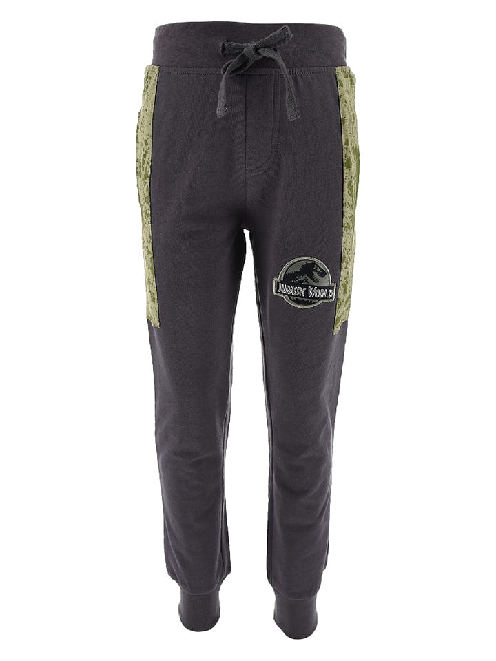 Jurassic World Spodnie dresowe "Park Jurajski" w kolorze antracytowym rozmiar: 98