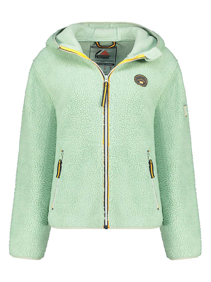 Geographical Norway Kurtka polarowa "Ucherpim" w kolorze miętowym rozmiar: L