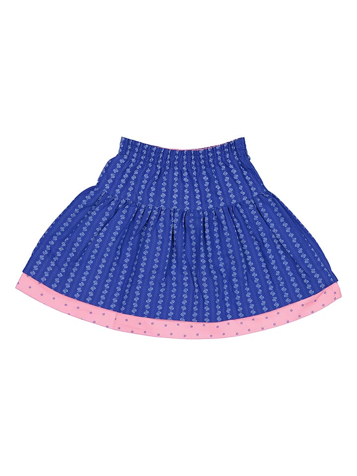 Isartrachten Dwustronna spódnica w kolorze niebiesko-jasnoróżowym rozmiar: 86