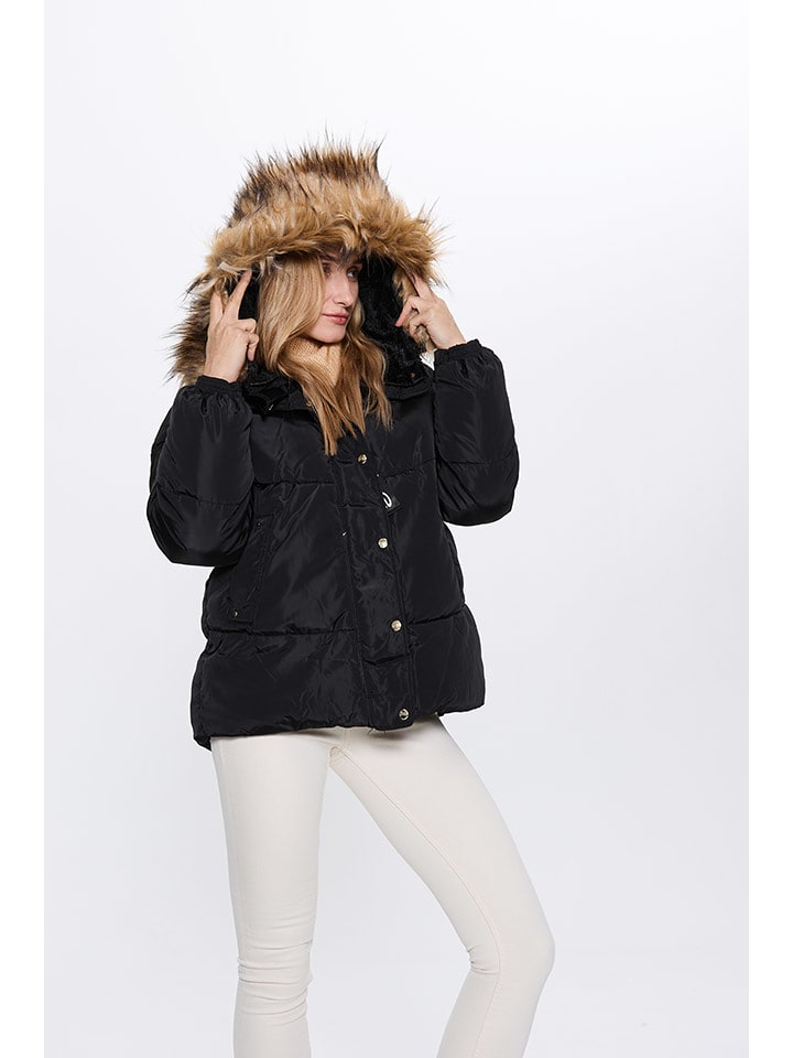 Bébé Kurtka zimowa w kolorze czarnym rozmiar: XL