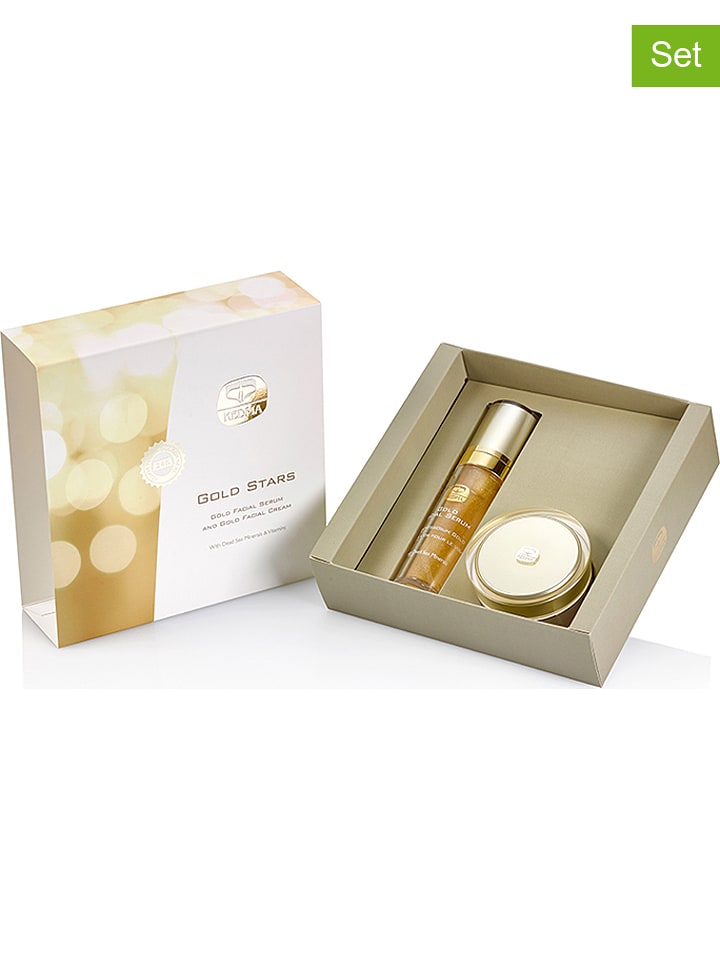KEDMA 2-częściowy zestaw "Gold Stars" do pielęgnacji twarzy rozmiar: onesize
