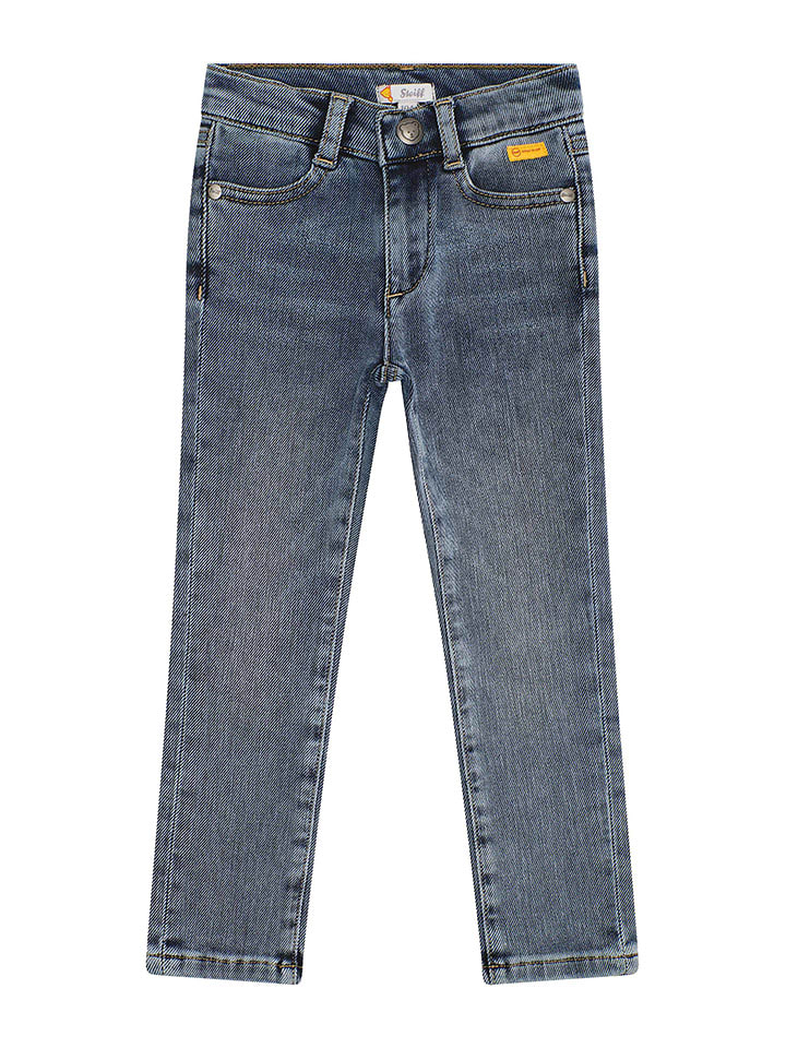 Steiff Dżinsy w kolorze granatowym rozmiar: 110