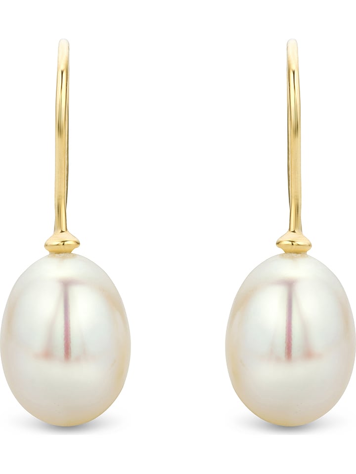 Diamant Exquis Złote kolczyki z perłami rozmiar: onesize