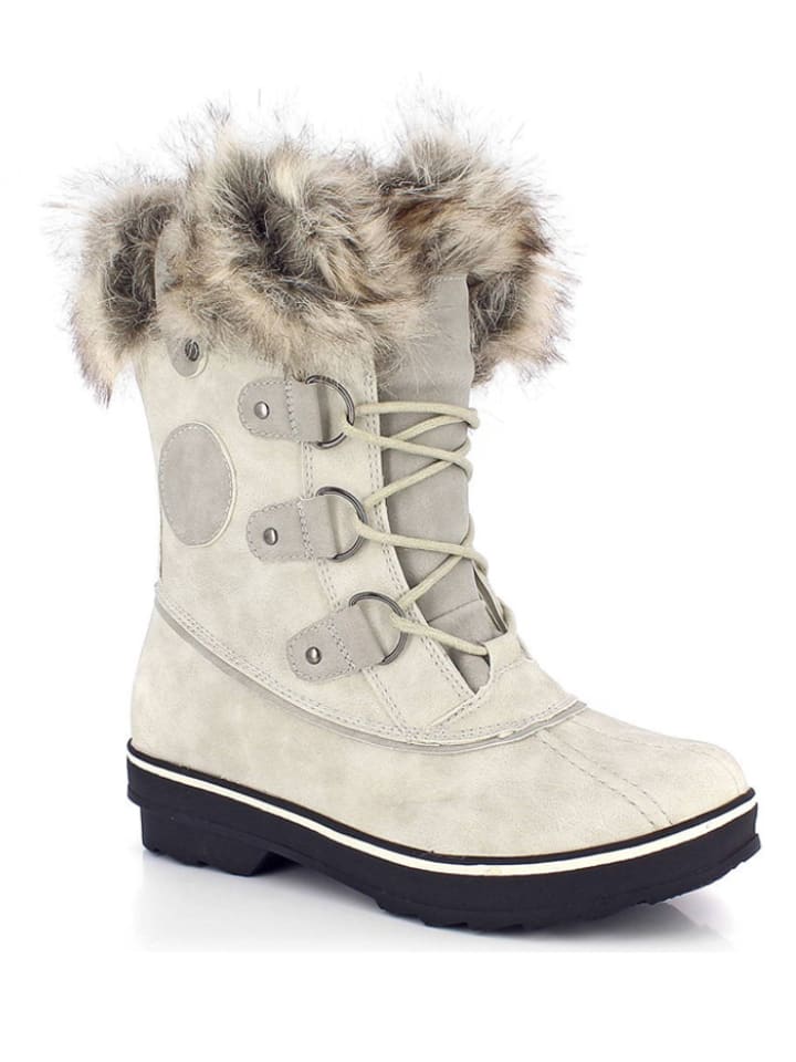 Kimberfeel Kozaki zimowe "Emmy" w kolorze białym rozmiar: 39