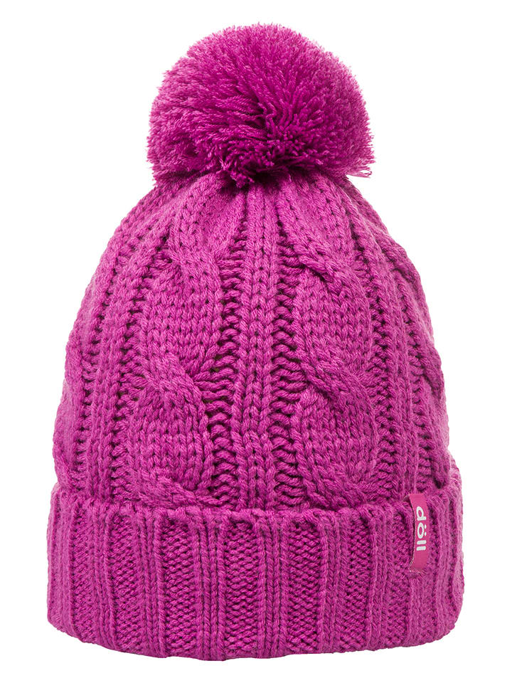 Döll Dzianinowa czapka w kolorze różowym rozmiar: 51 cm