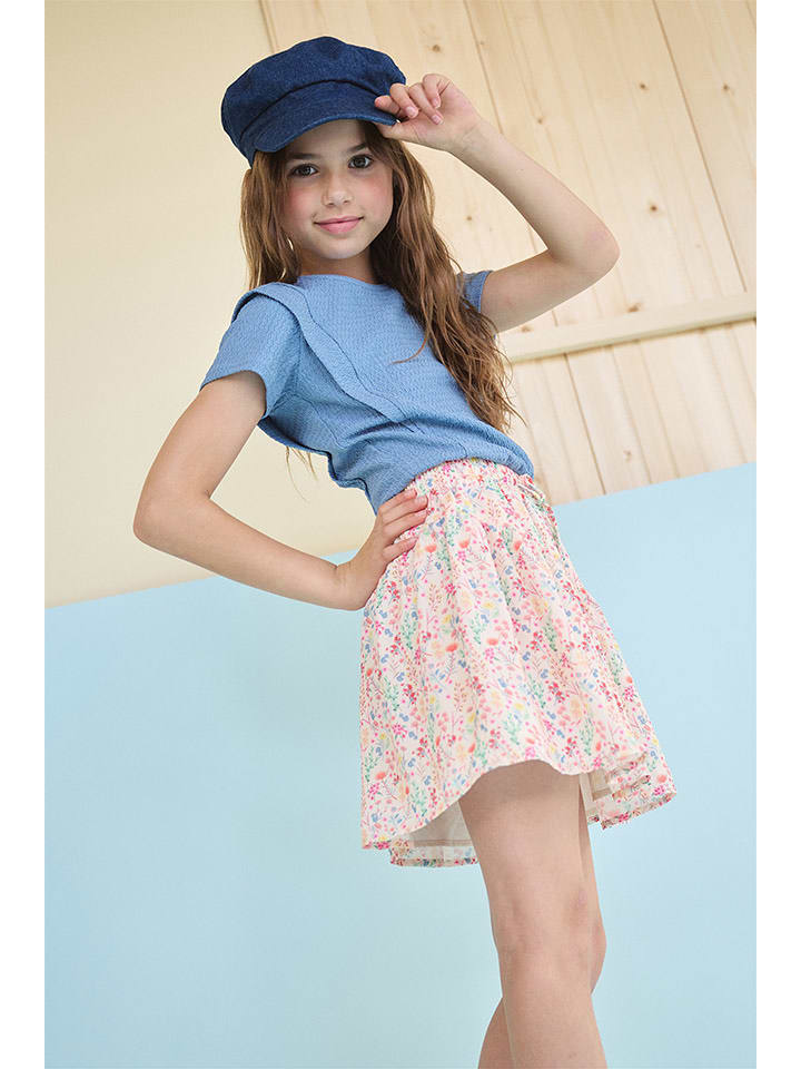 No-No Sukienka "Mardi" w kolorze niebiesko-jasnoróżowym rozmiar: 146/152