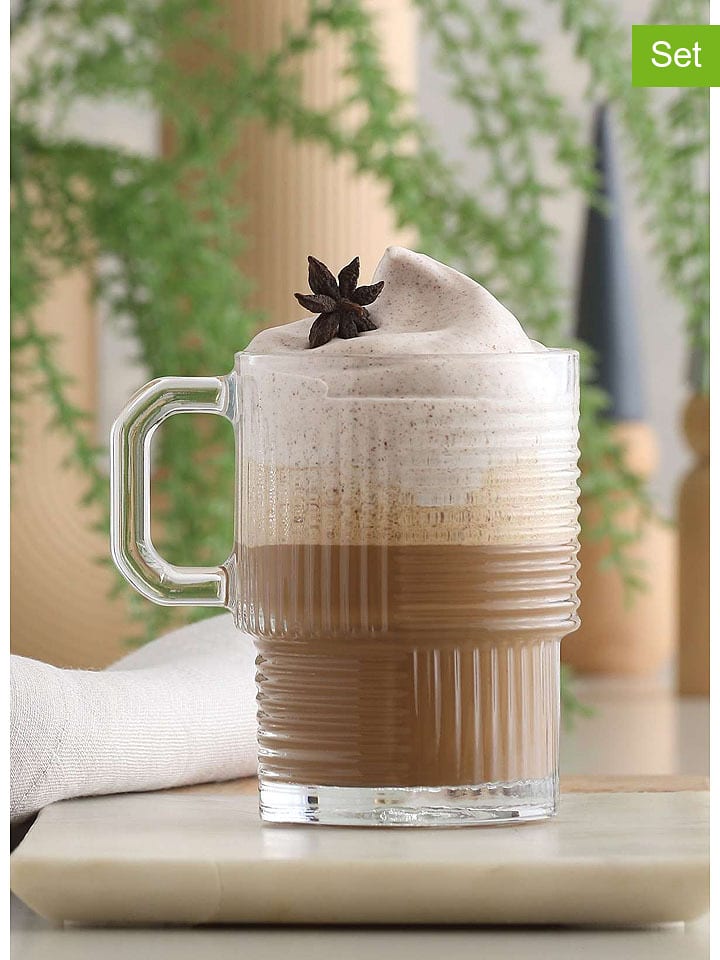 Violeta Home Szklanki (6 szt.) do kawy - 270 ml rozmiar: onesize