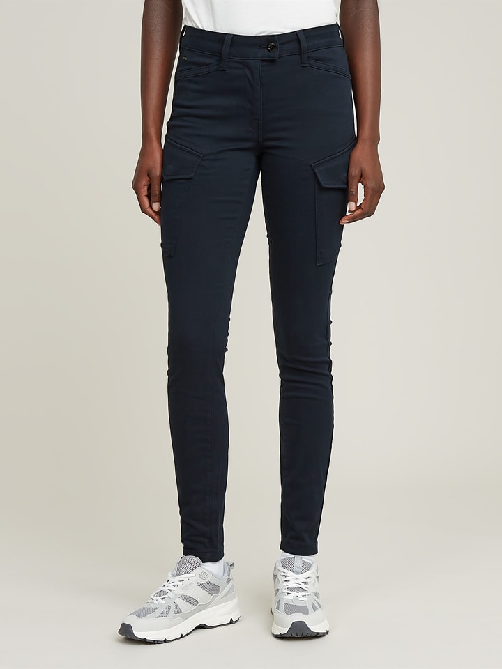 G-Star Bojówki w kolorze granatowym rozmiar: W26/L32