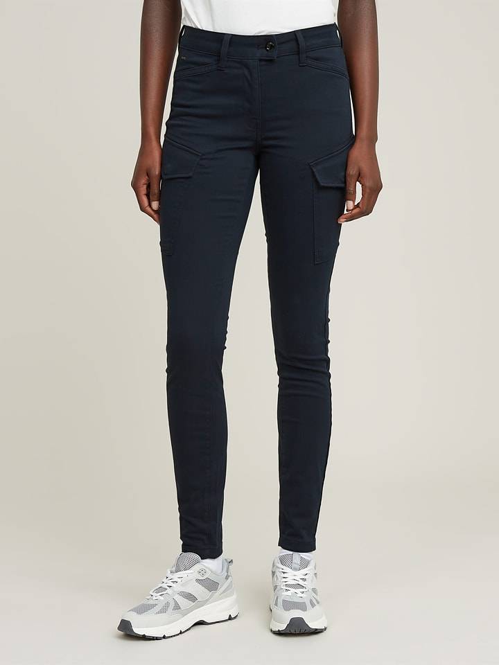 G-Star Bojówki w kolorze granatowym rozmiar: W26/L32