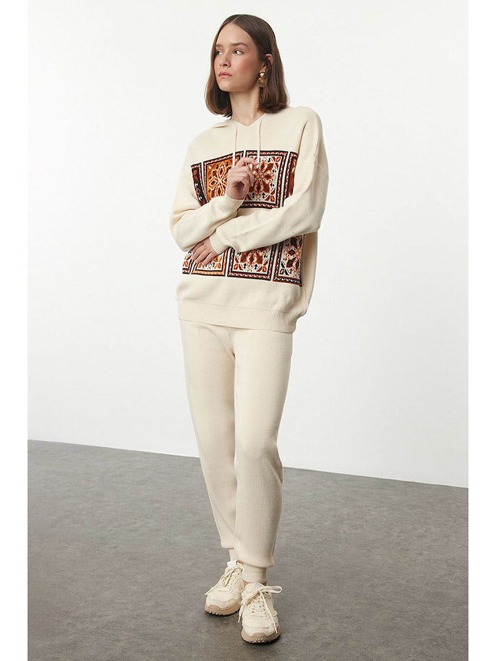 trendyol 2-częściowy zestaw w kolorze beżowym rozmiar: S