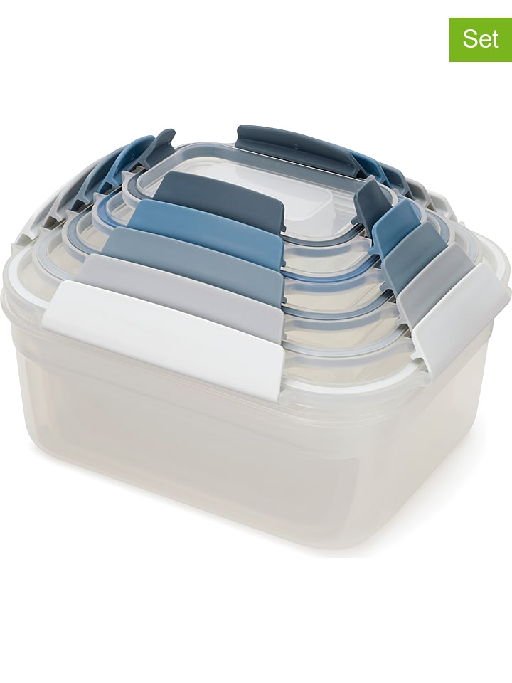 JosephJoseph Pojemniki (5 szt.) "Nest" w kolorze błękitno-szarym rozmiar: onesize