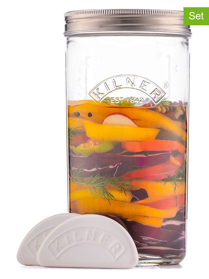 Kilner 5-częściowy zestaw do fermentacji - 1 l rozmiar: onesize