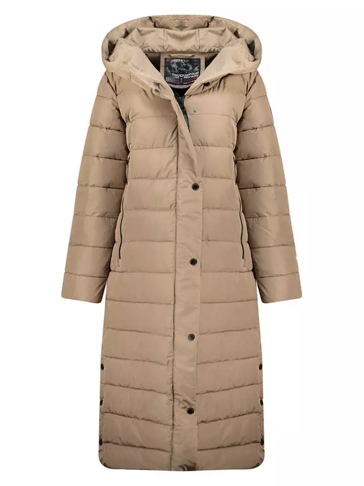 Geographical Norway Płaszcz pikowany "Constance" w kolorze beżowym rozmiar: XL