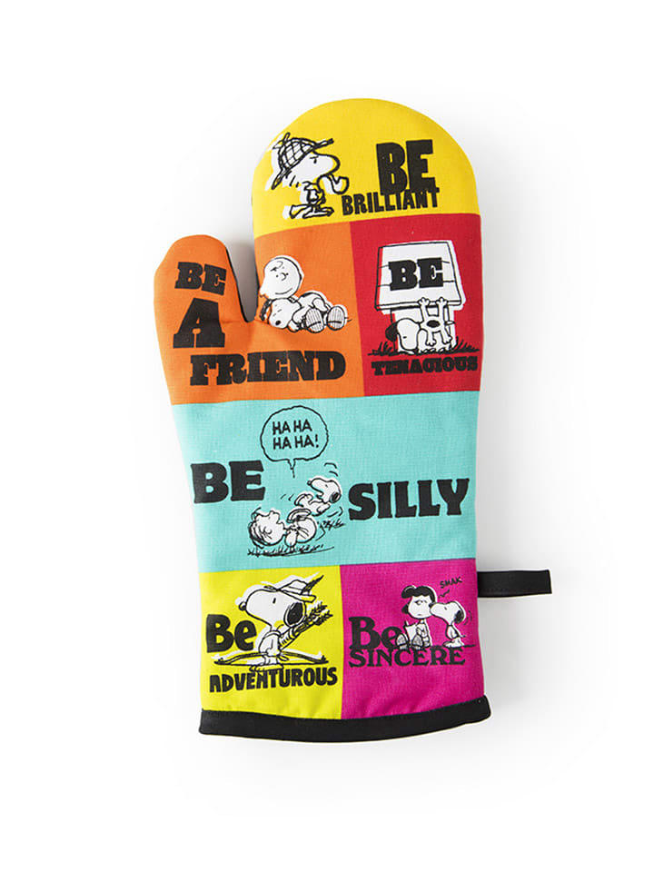 Trendy Kitchen by EXCÉLSA Rękawica kuchenna "Peanuts" ze wzorem - 32 x 18 cm rozmiar: onesize