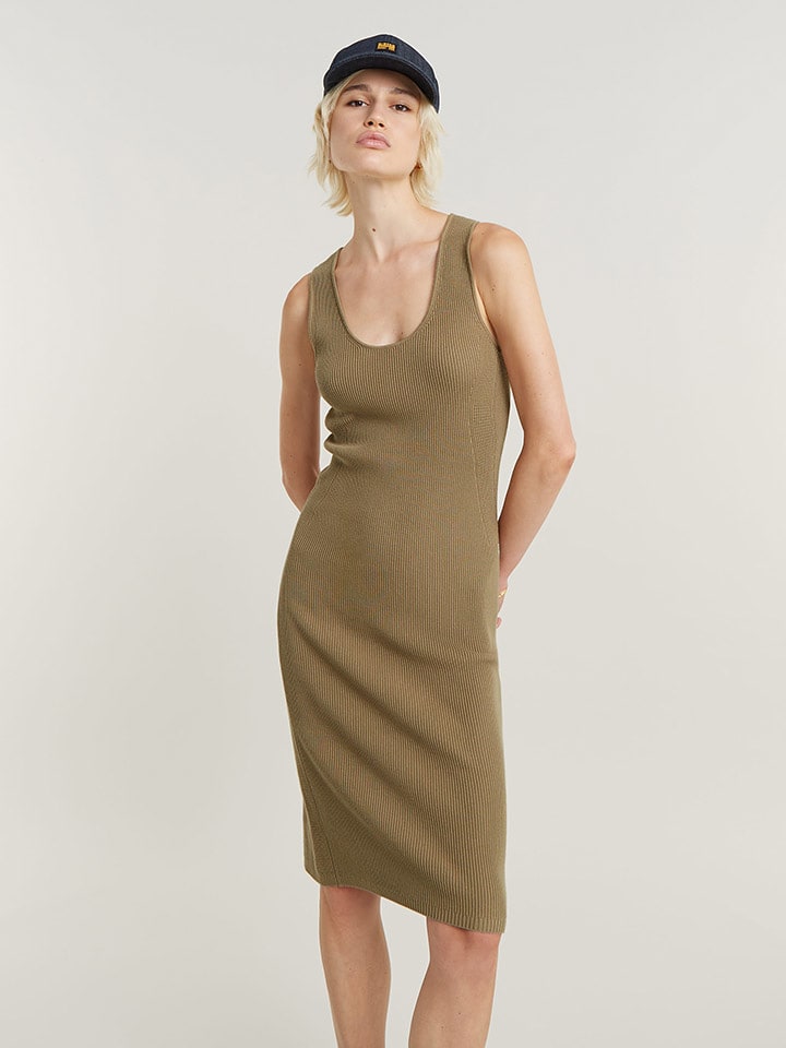 G-Star Sukienka w kolorze khaki rozmiar: L