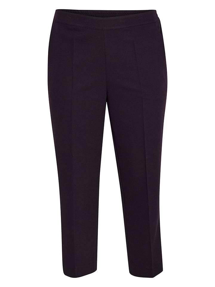 KAFFE curve Spodnie w kolorze fioletowym rozmiar: 52