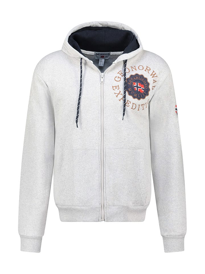 Geographical Norway Bluza "Geganto" w kolorze szarym rozmiar: S