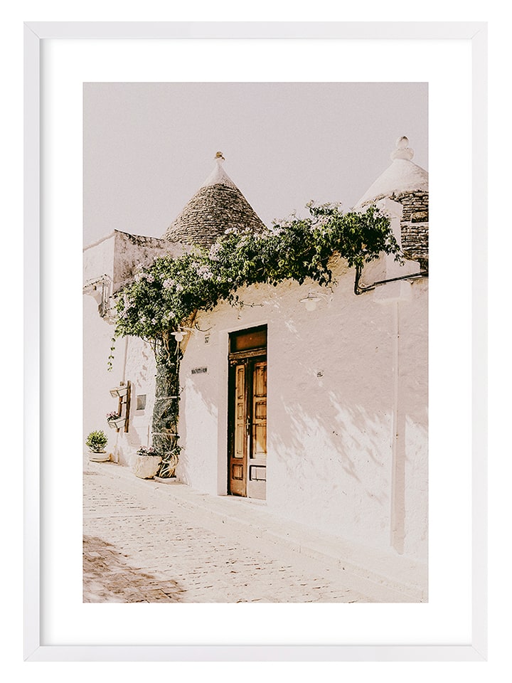 Ars Longa Druk artystyczny "Ehite Village" w ramce - 70 x 50 cm rozmiar: onesize