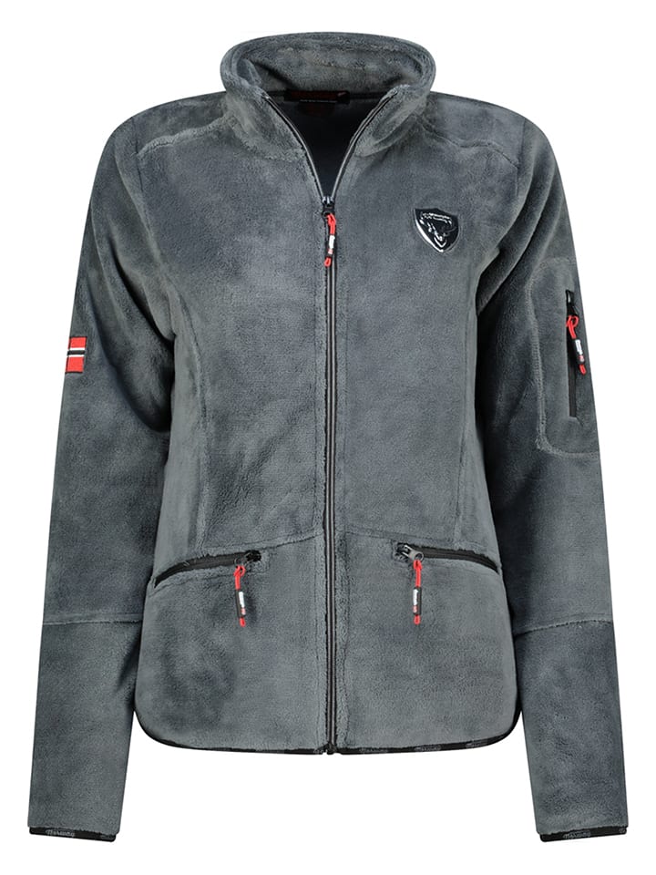 Geographical Norway Kurtka polarowa "Tisaline" w kolorze antracytowym rozmiar: S