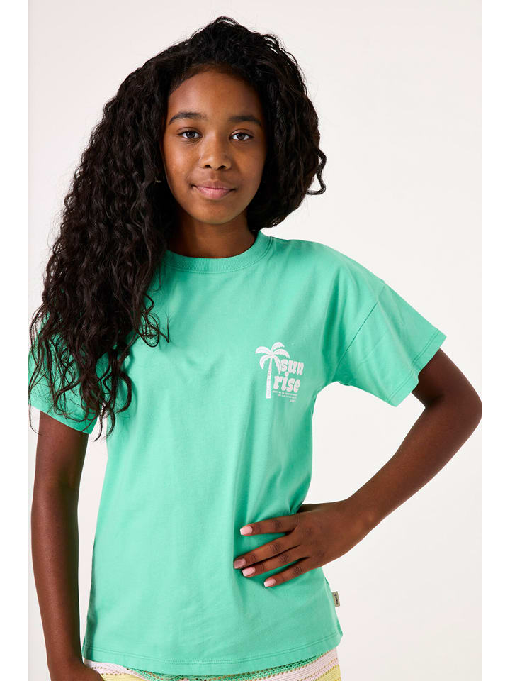 Garcia Koszulka w kolorze turkusowym rozmiar: 128/134