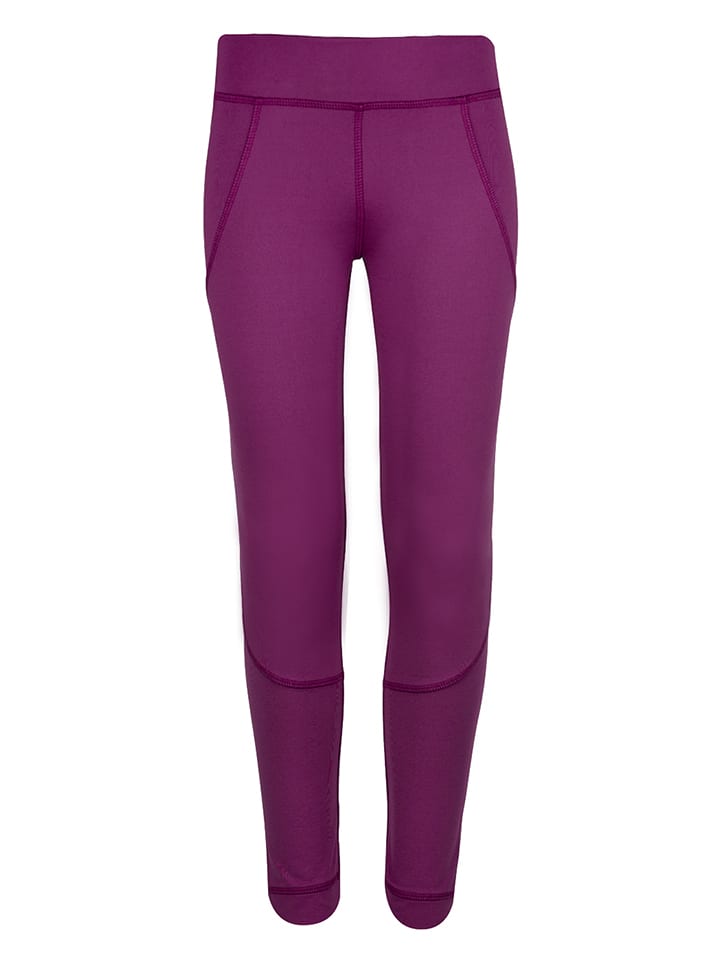Trollkids Legginsy termiczne "Rondane" w kolorze fioletowym rozmiar: 104