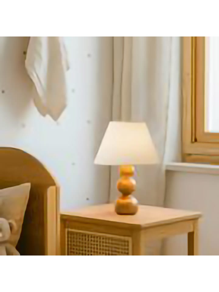 Opviq Lampa stołowa w kolorze kremowo-jasnobrązowym - wys. 32 x Ø 22 cm rozmiar: onesize