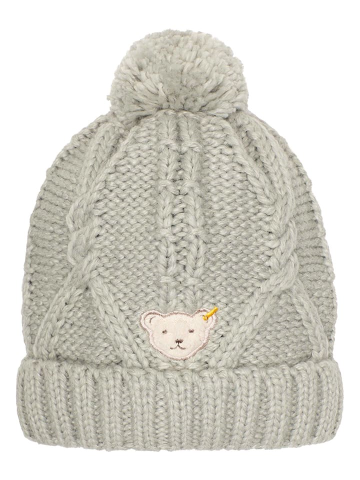 Steiff Czapka dzianinowa w kolorze khaki rozmiar: 49 cm