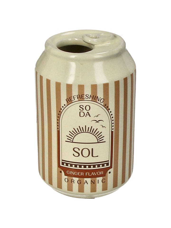 Kersten Wazon "Soda Can" w kolorze beżowym - wys. 11,3 x Ø 7 cm rozmiar: onesize